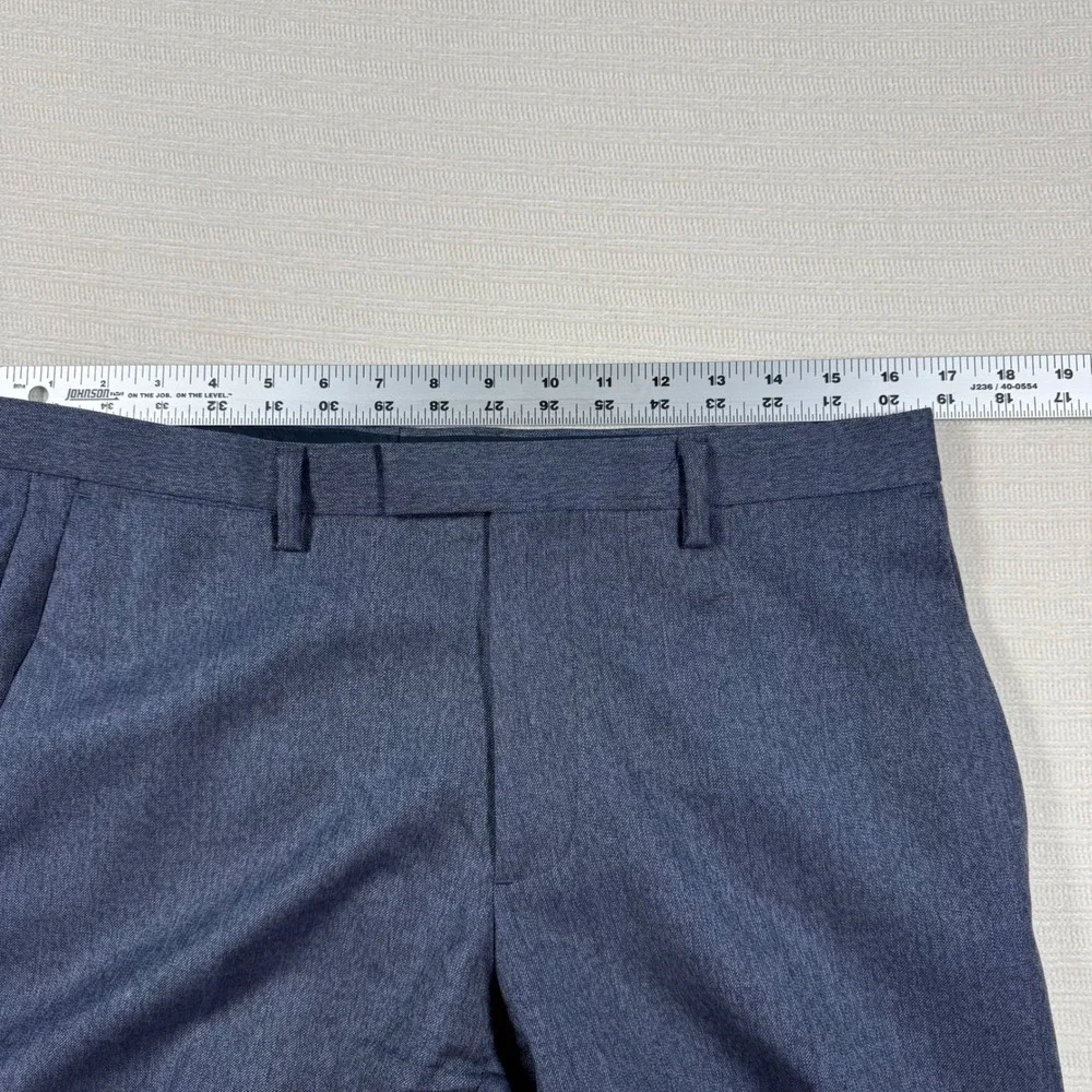 Banana Republic Modern Slim Fit Blue Wool Dress Pants 32x30 S/675113-00